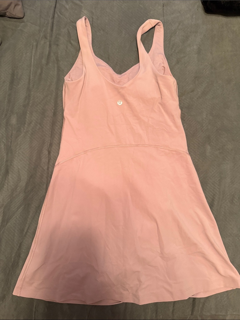 lululemon athletica Dusty Pink Tank Dress with Built-In Bra